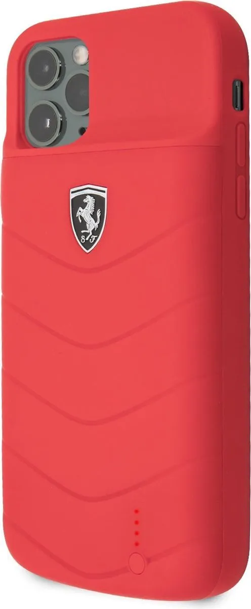 Ferrari iPhone 11 Pro Max full cover power case lichtgewicht - Rood