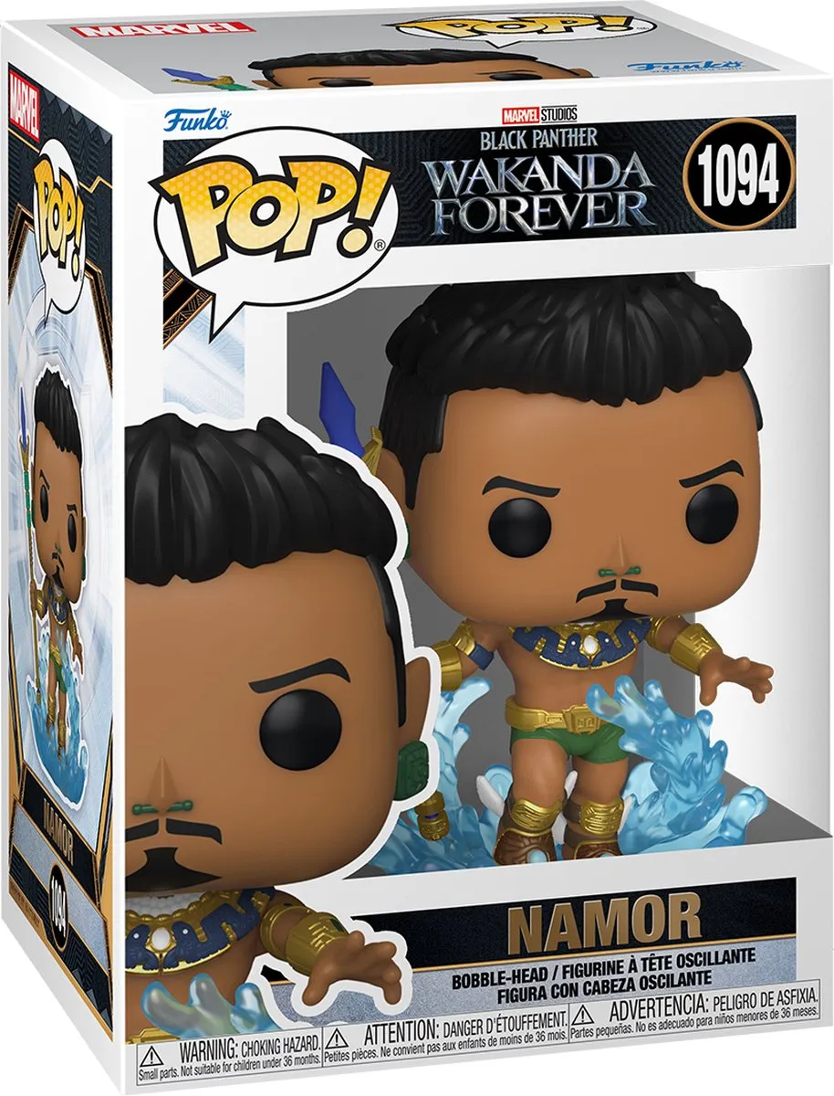 Funko Black Panther - Black Panther: Wakanda Forever POP! Marvel Namor 9 cm Verzamelfiguur - Multicolours