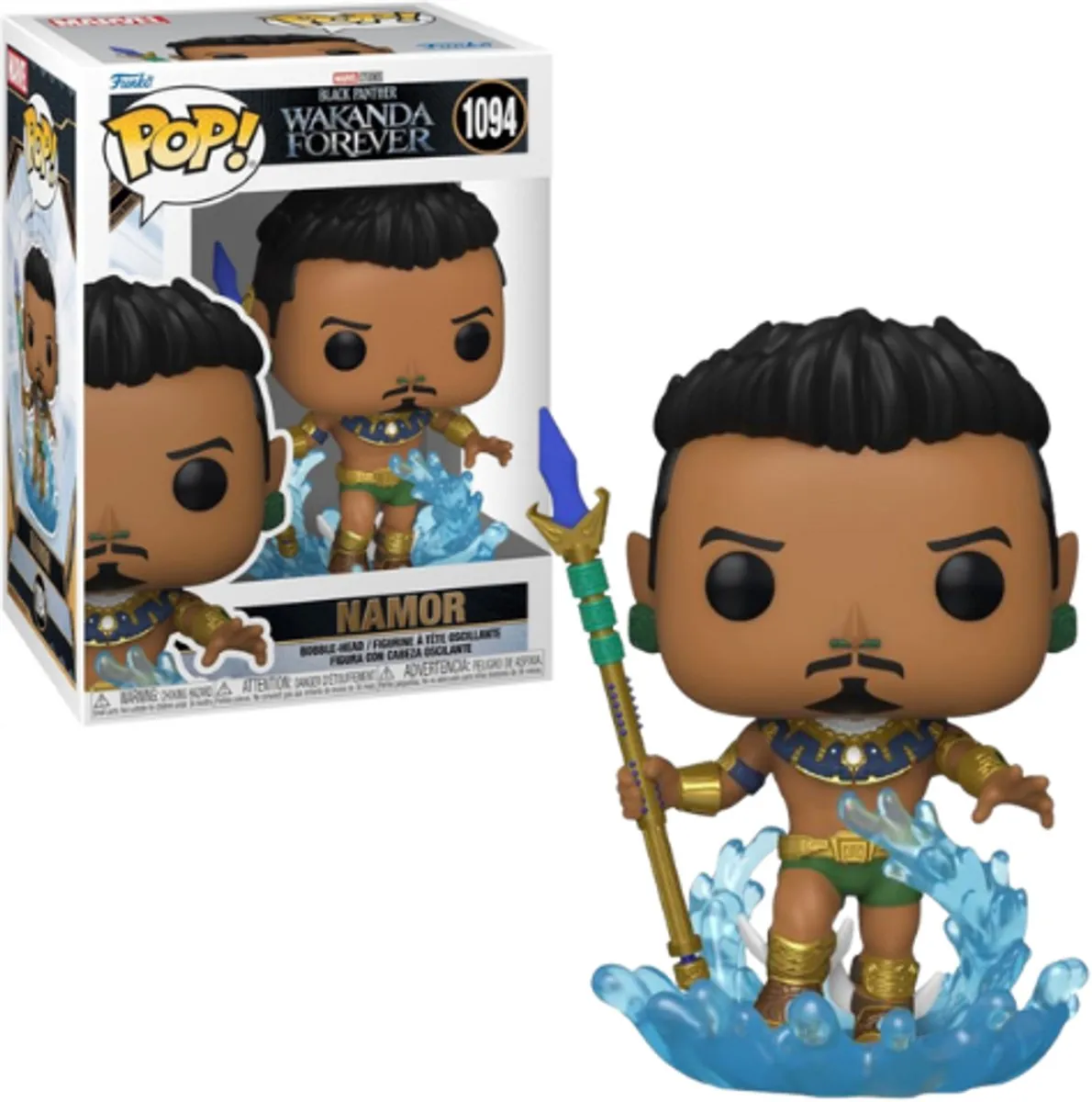Funko Black Panther - Black Panther: Wakanda Forever POP! Marvel Namor 9 cm Verzamelfiguur - Multicolours