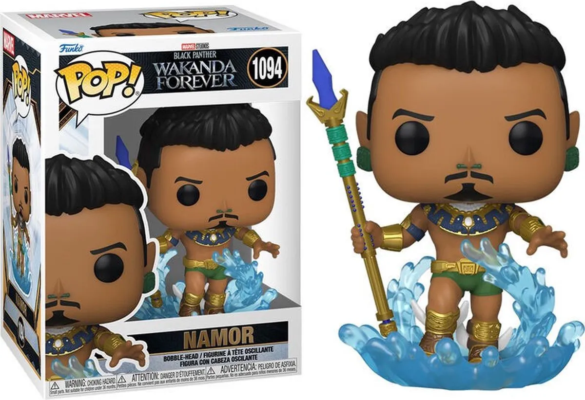 Funko Black Panther - Black Panther: Wakanda Forever POP! Marvel Namor 9 cm Verzamelfiguur - Multicolours