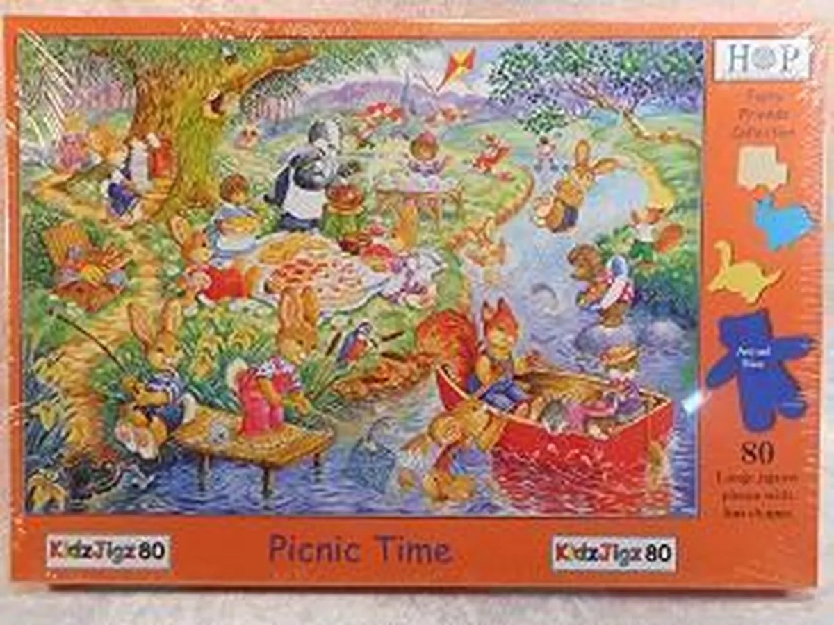 House Of Puzzles Picnic Time Puzzel 80 Stuks
