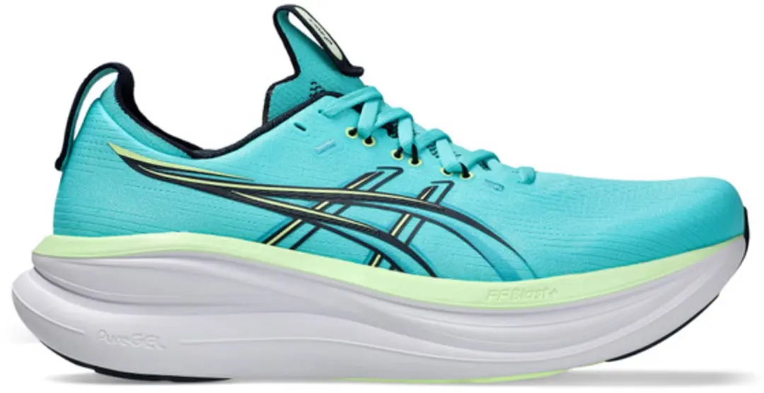 ASICS Gel-Nimbus 28 Heren Hardloopschoenen 43+ - Geel - afbeelding 5 van 6