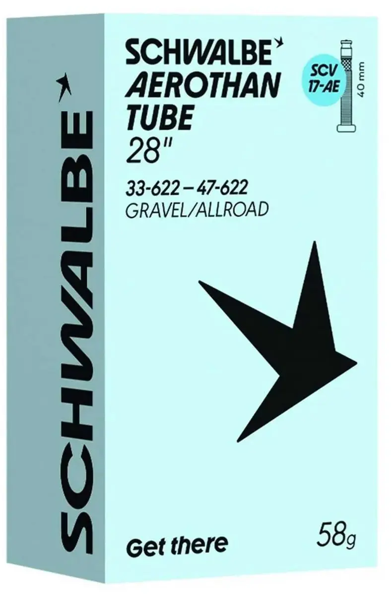 Schwalbe Aerothan Tube SCV17-AE 28" - Clear - afbeelding 2 van 4