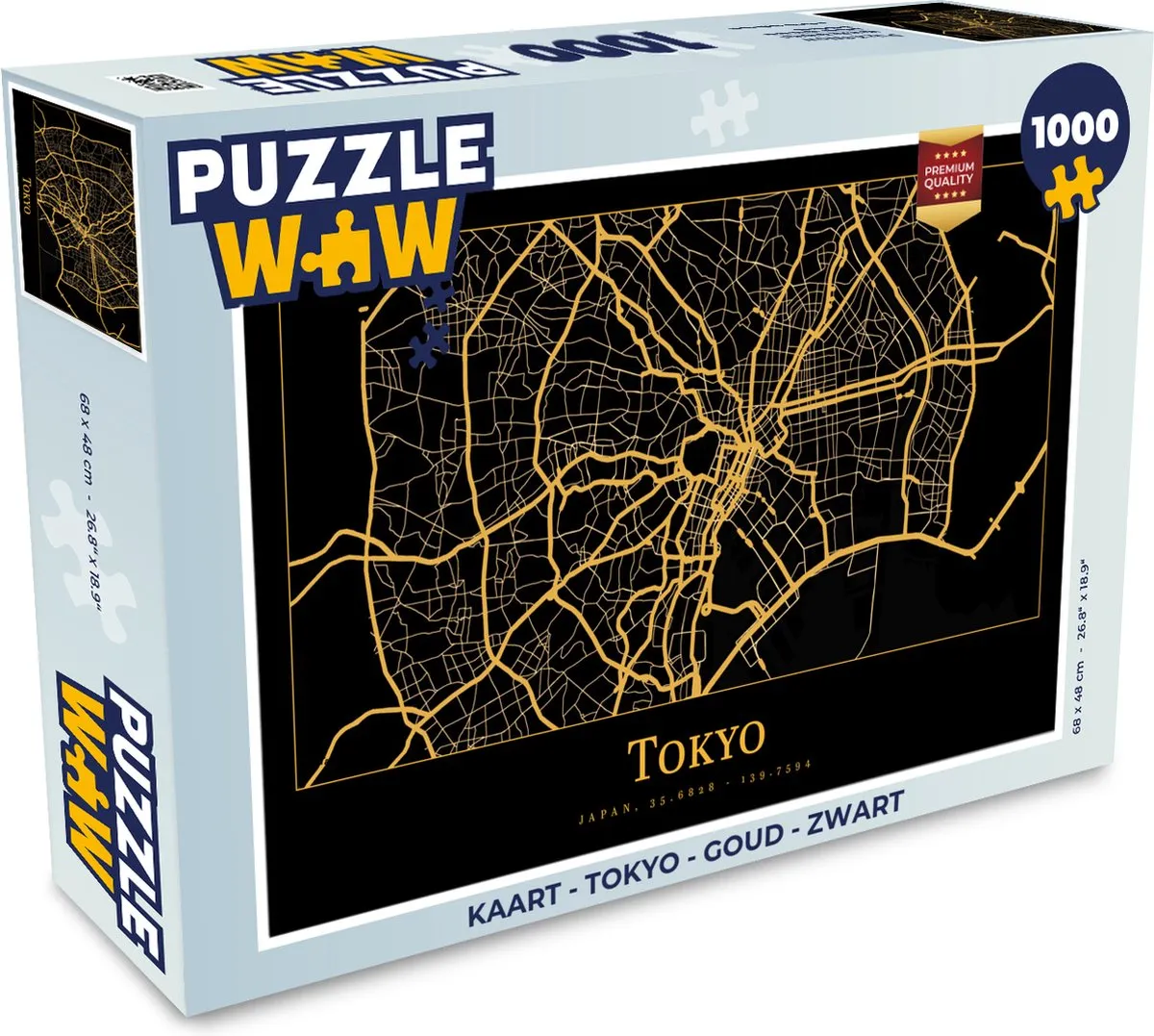 PuzzleWow Tokyo Legpuzzel 1000 Stuks