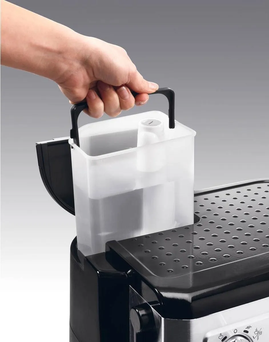 De'Longhi BCO421.S Combi Espressomachine - 2 Kopjes - 1,4L - Zwart/RVS