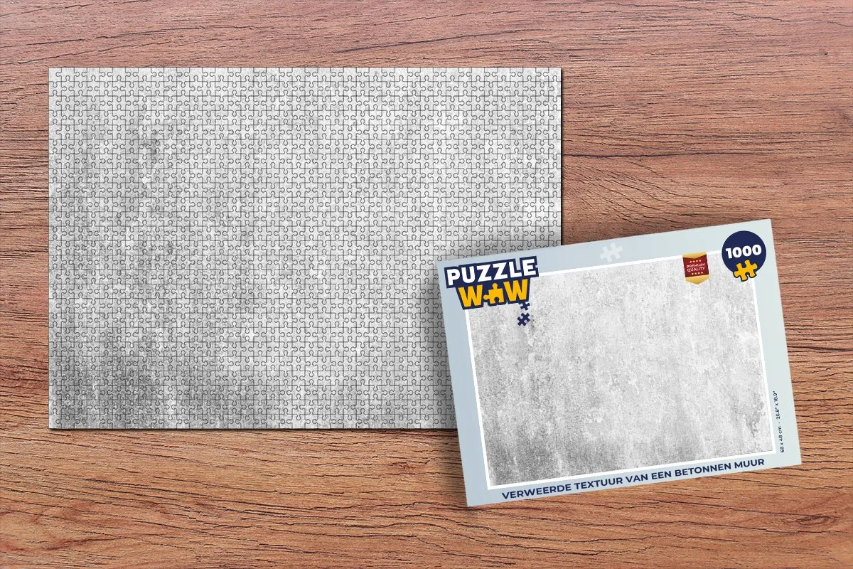 PuzzleWow Beton Legpuzzel 1000 Stuks - Multicolor