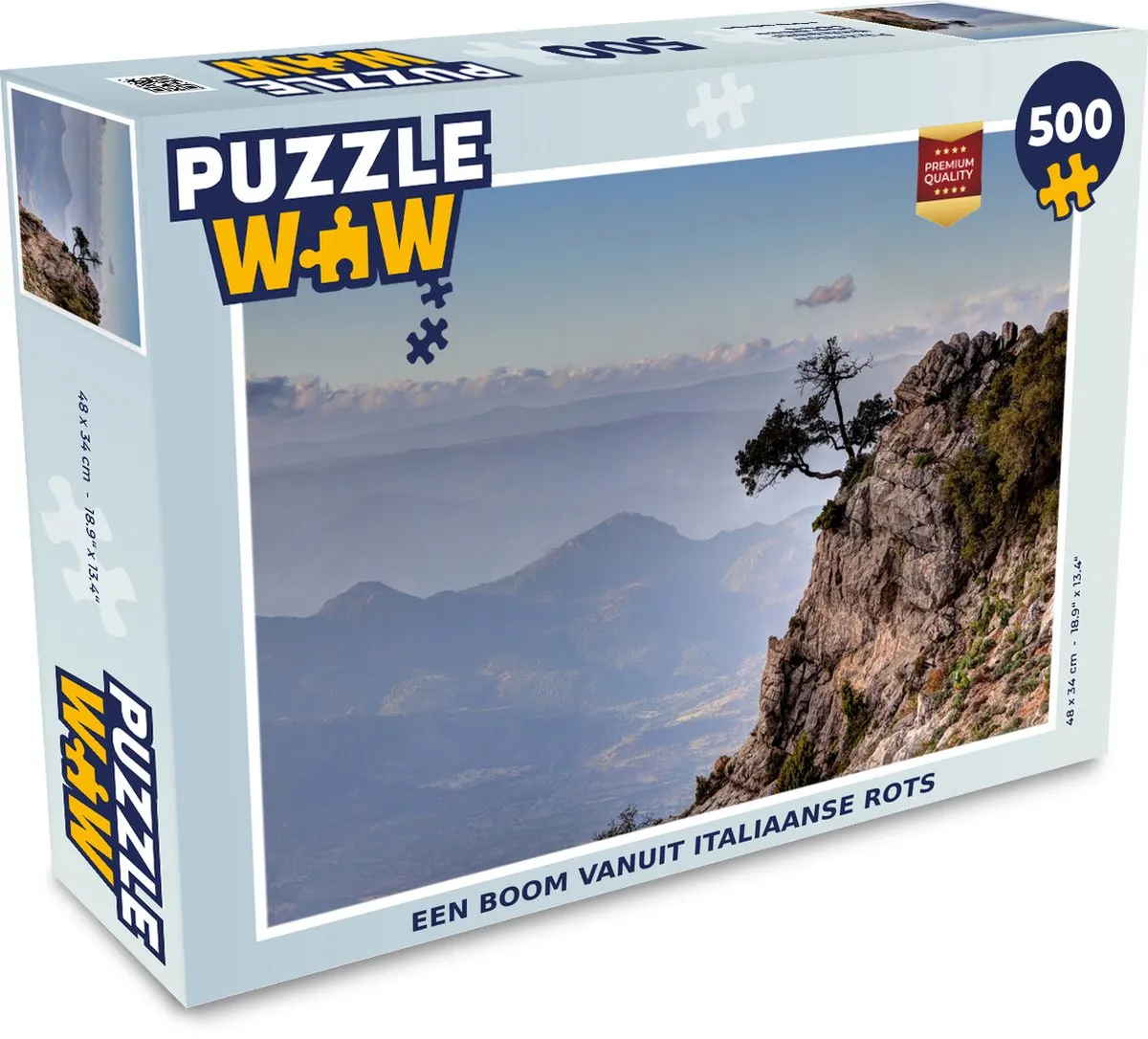 PuzzleWow Legpuzzel Boom Italië 500 Stuks