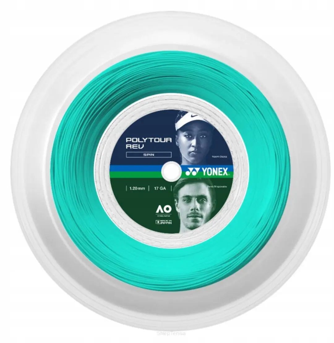 Merkloos Co-Polyester Tennisnylon 1.3mm Mintgroen 12m