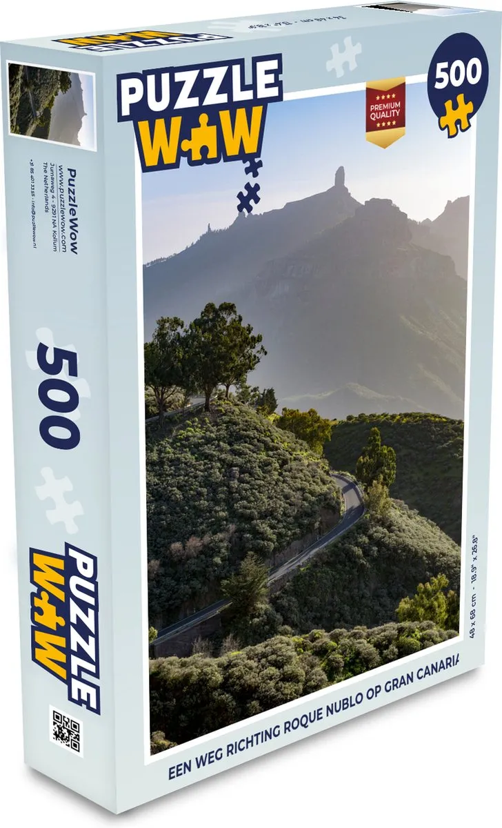 PuzzleWow Roque Nublo Gran Canaria Legpuzzel 500 Stuks