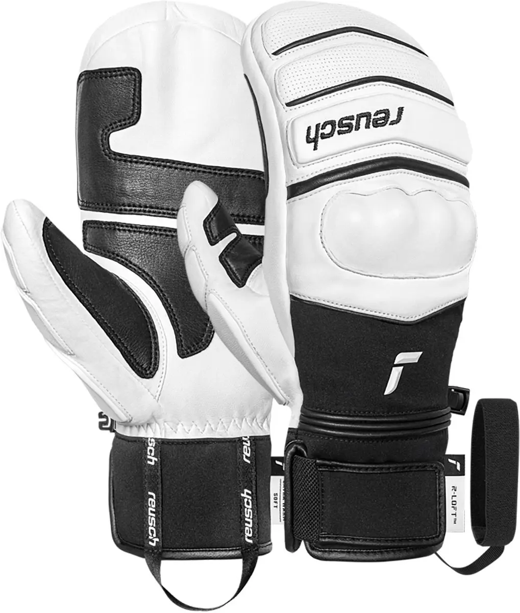 Reusch World Champ Skiwanten 7 - Wit/Zwart - afbeelding 2 van 3