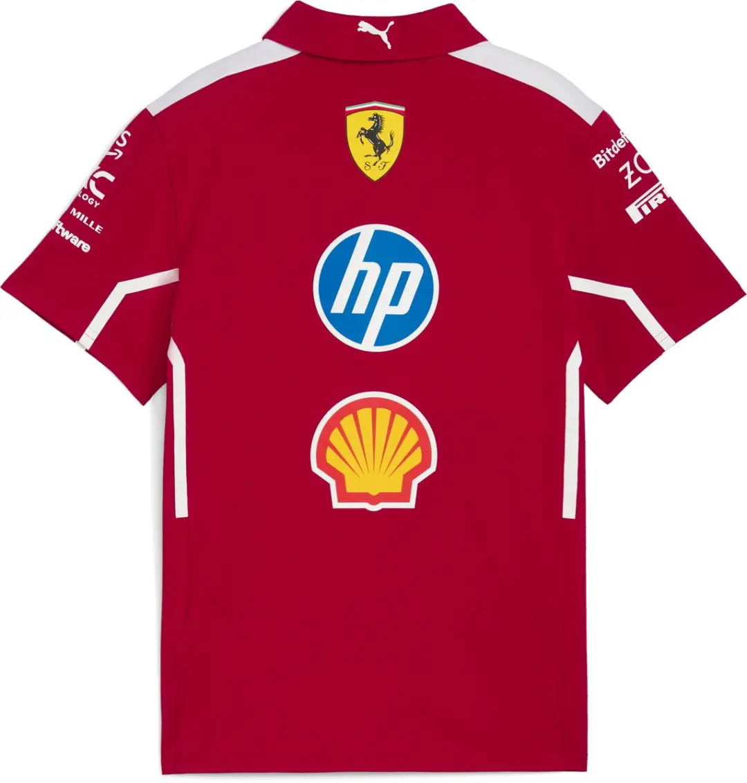 PUMA Ferrari Teamline Polo - Rood - XXL - afbeelding 2 van 2