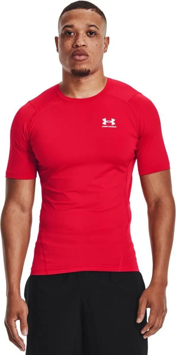 Under Armour Heatgear Compression Shirt 1361518-600 - XXL - Rood