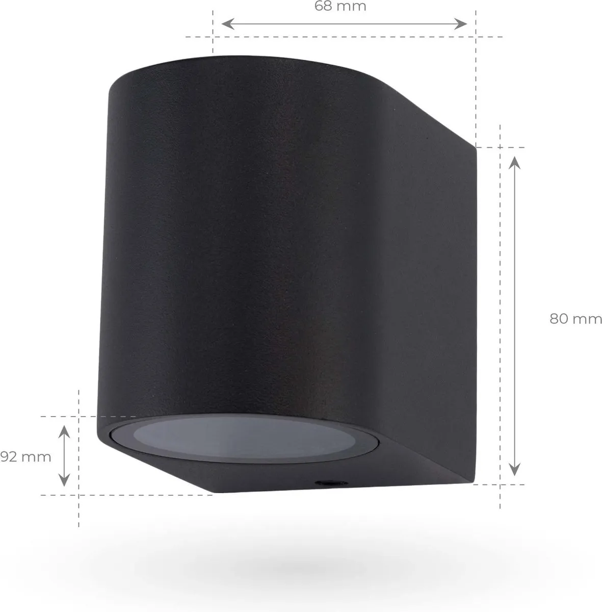 Ledvion Sacramento SMART Wandlamp GU10 RGBW - Zwart