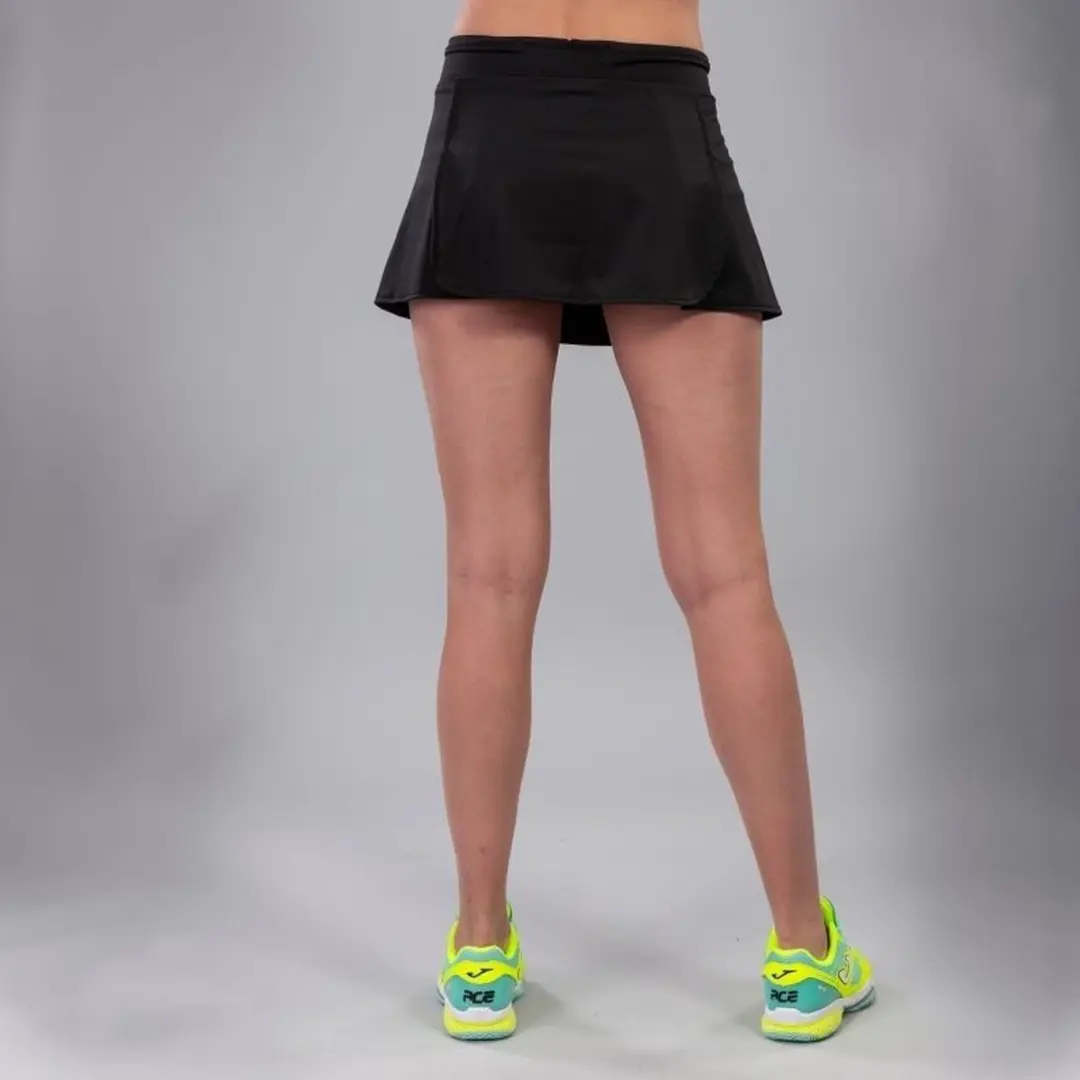 Joma Combi Open II Tennisrok Dames S - Zwart