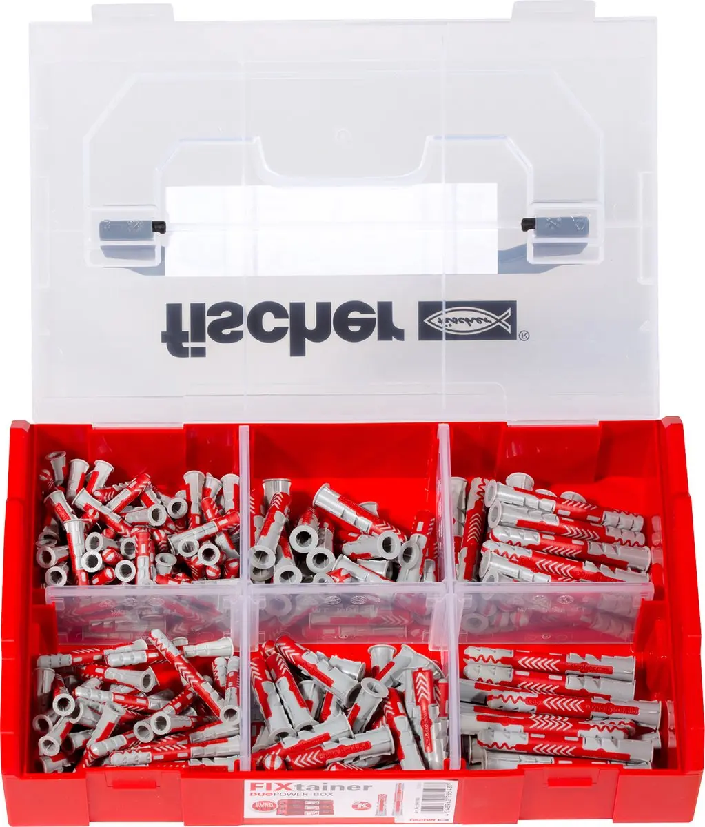 Fischer FixTainer DuoPower Plugset - 210 Stuks - afbeelding 4 van 6