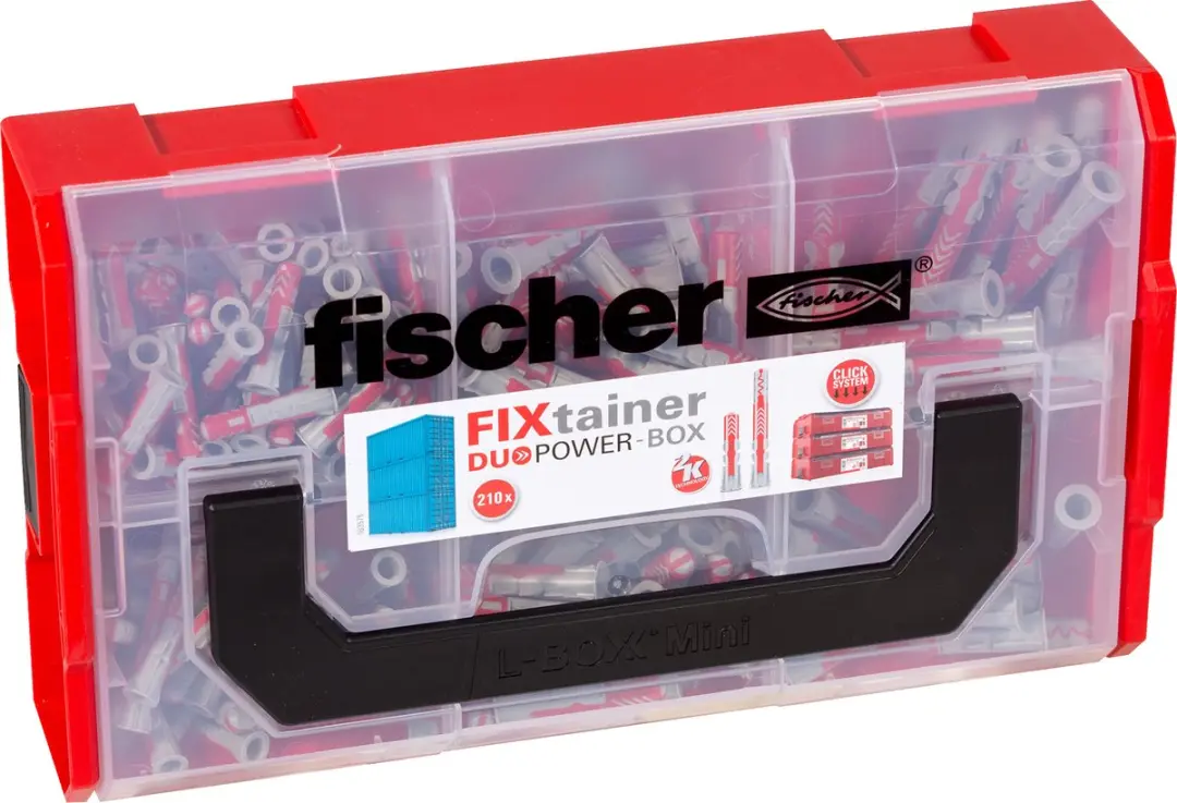 Fischer FixTainer DuoPower Plugset - 210 Stuks - afbeelding 2 van 6