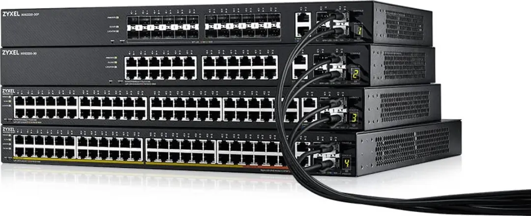 Zyxel XGS2220-54FP Managed Switch 48x PoE 10G - 960W - Zwart - afbeelding 5 van 6