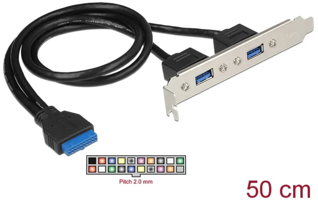 Delock 84836 USB 3.0 Slotbracket