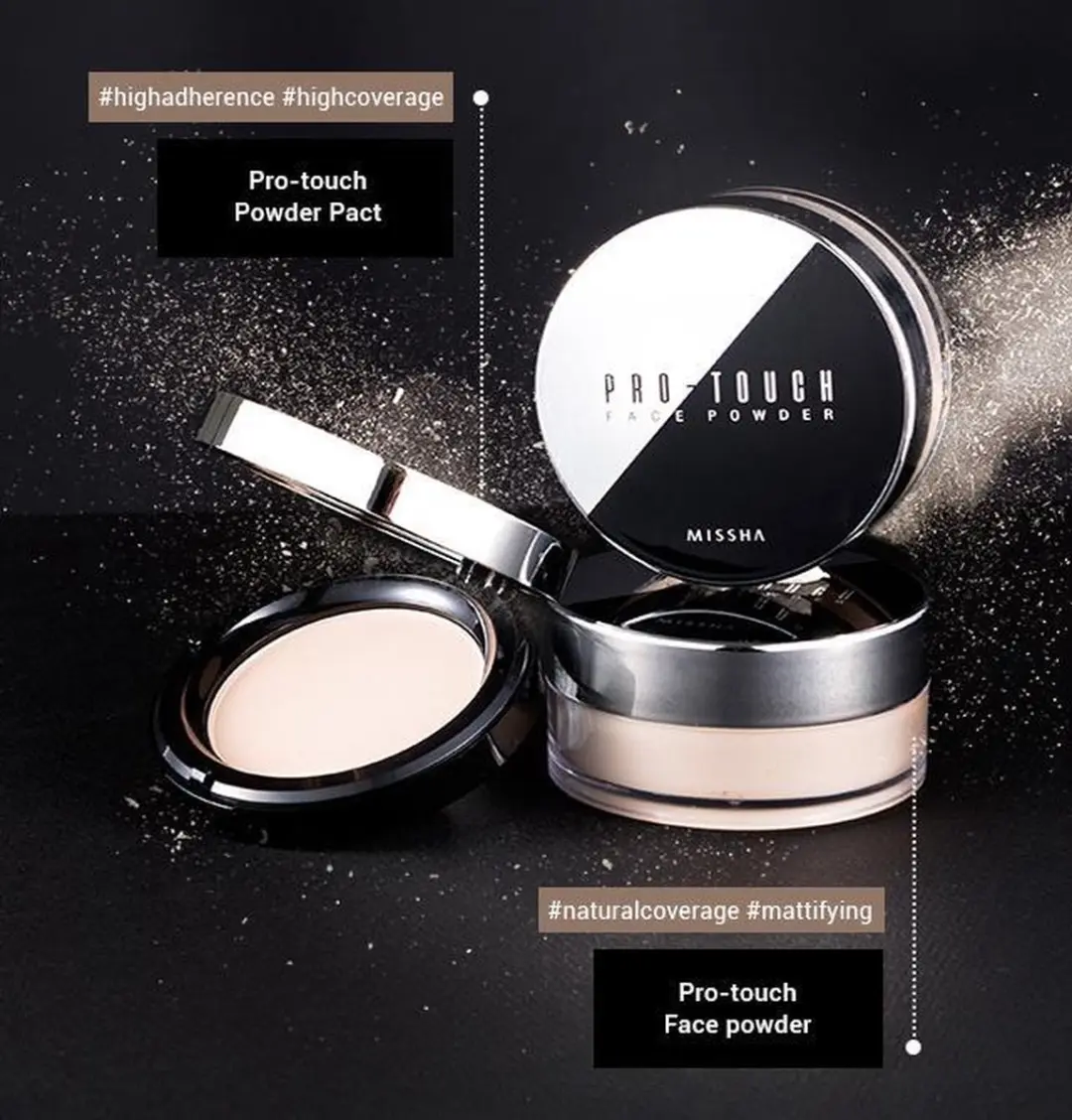 Missha Pro-Touch Powder Pact SPF25/PA++ - Medium 23 - 14g