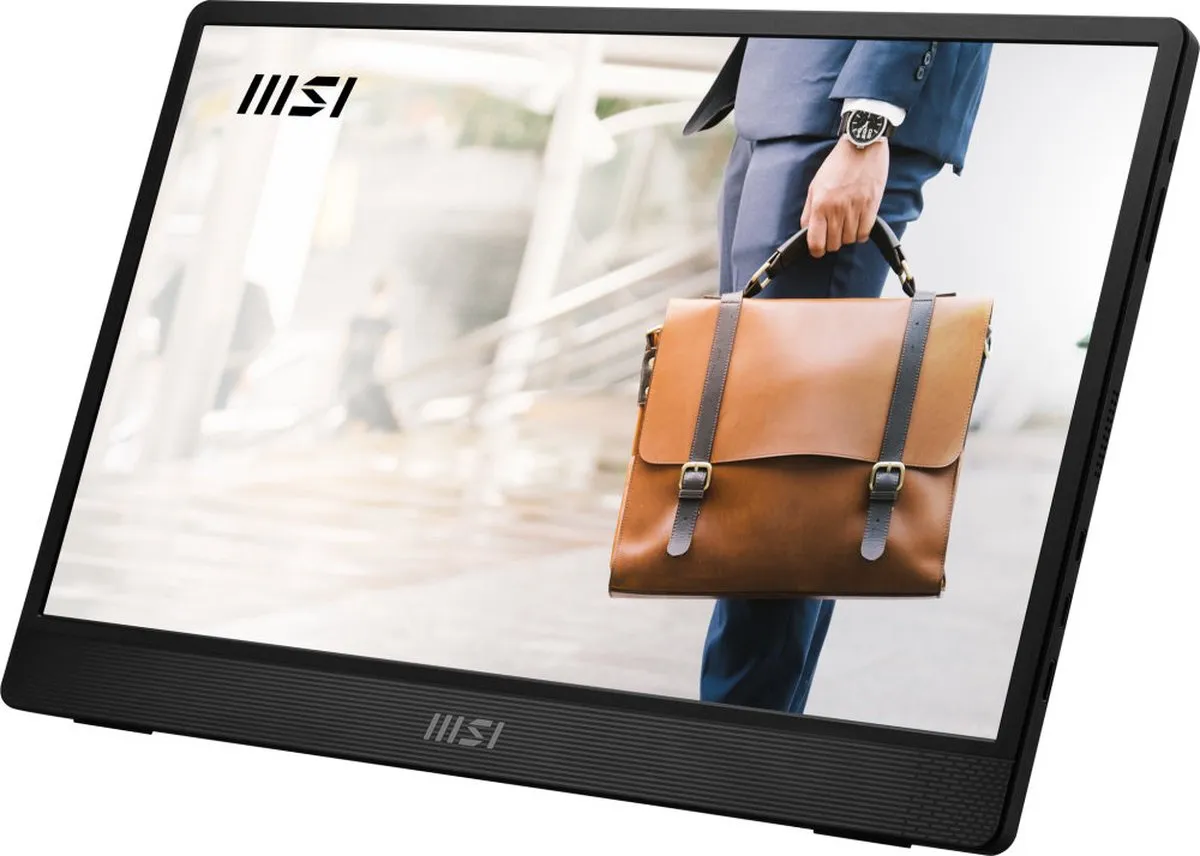 MSI Pro MP161 E2 Portable USB-C Monitor 15.6" Full HD