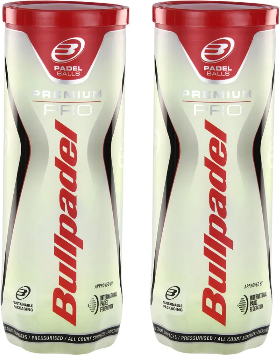 Bullpadel Premium Pro Padelballen 2x3 stuks Default