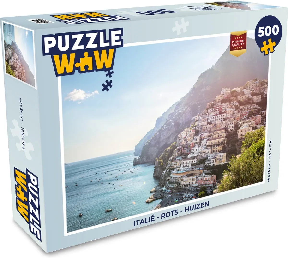 PuzzleWow Italië Legpuzzel 500 Stuks