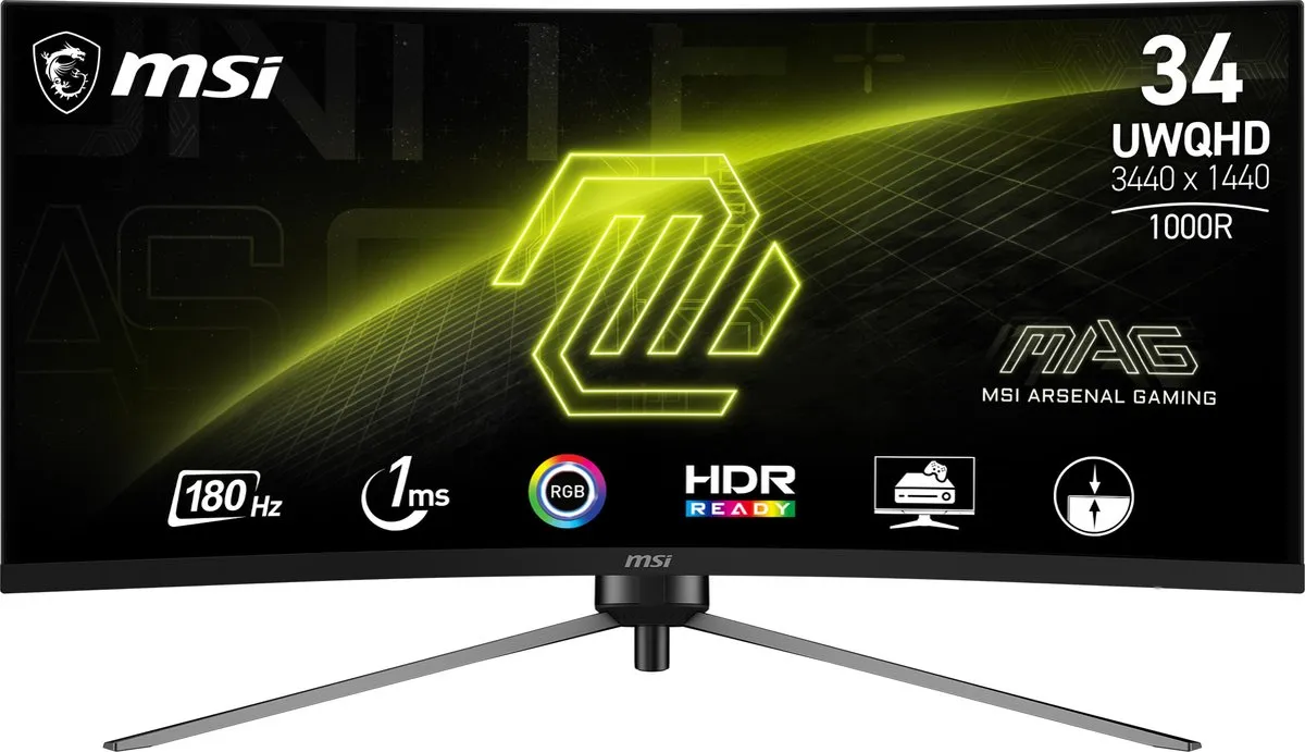 MSI MAG 345CQRDE Curved Monitor