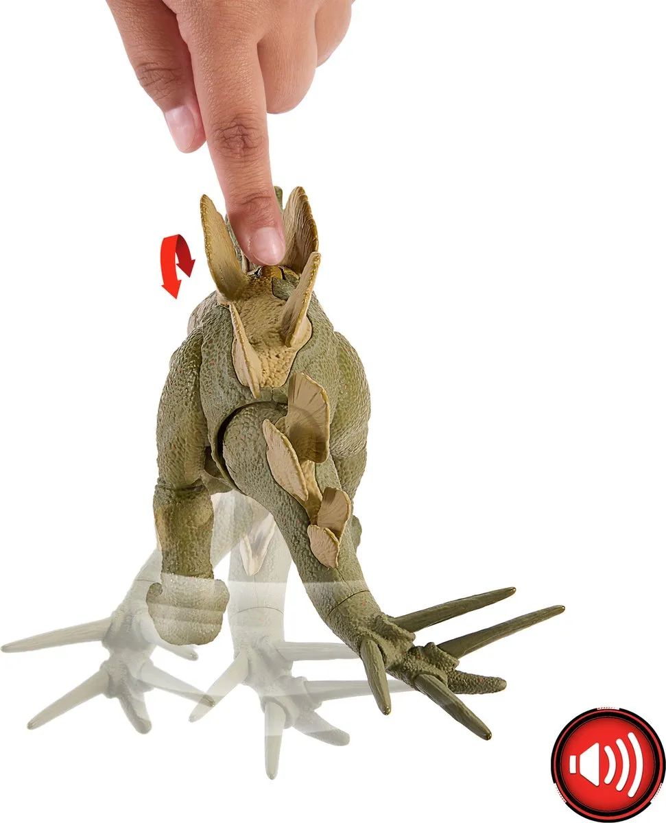 Jurassic World Hesperosaurus Wild Brullend Speelgoed HTK69 - 3x AAA