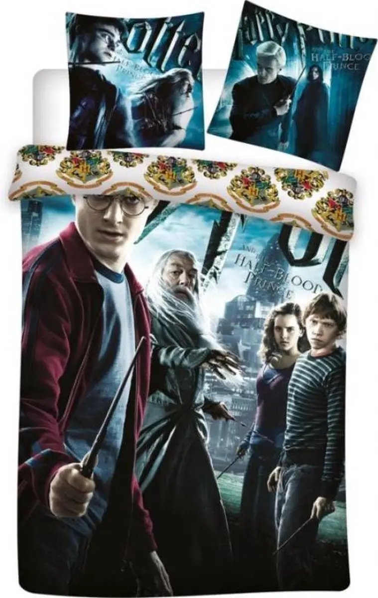 Harry Potter dekbedovertrek halfbloed prins  140 x 200 cm (70 x 90 cm)