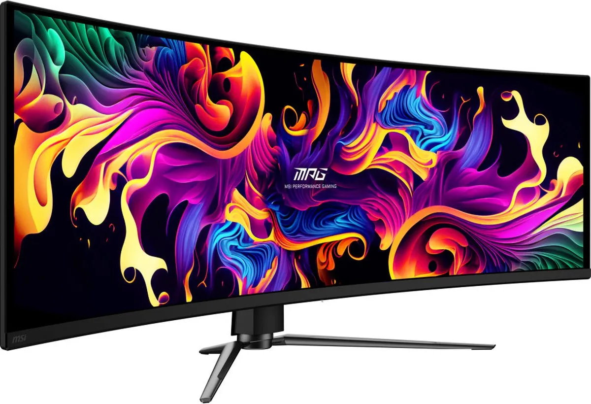 MSI MPG 491CQP QD-OLED Curved Ultrawide Monitor 144Hz - USB-C 90W