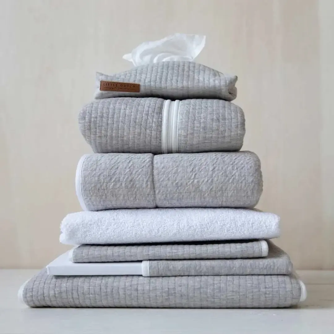 Little Dutch Hoeslaken 70x140/150 Pure Grey