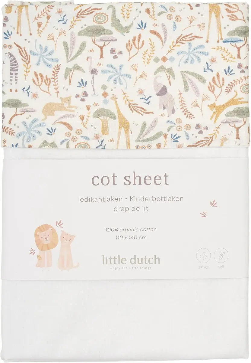 Little Dutch Safari Wonders Ledikantlaken