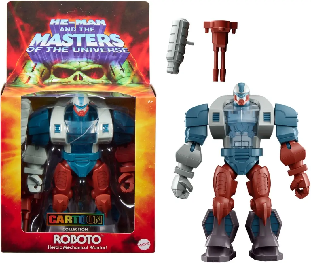 Mattel Masters of the Universe Origins Roboto Action Figuur 14cm