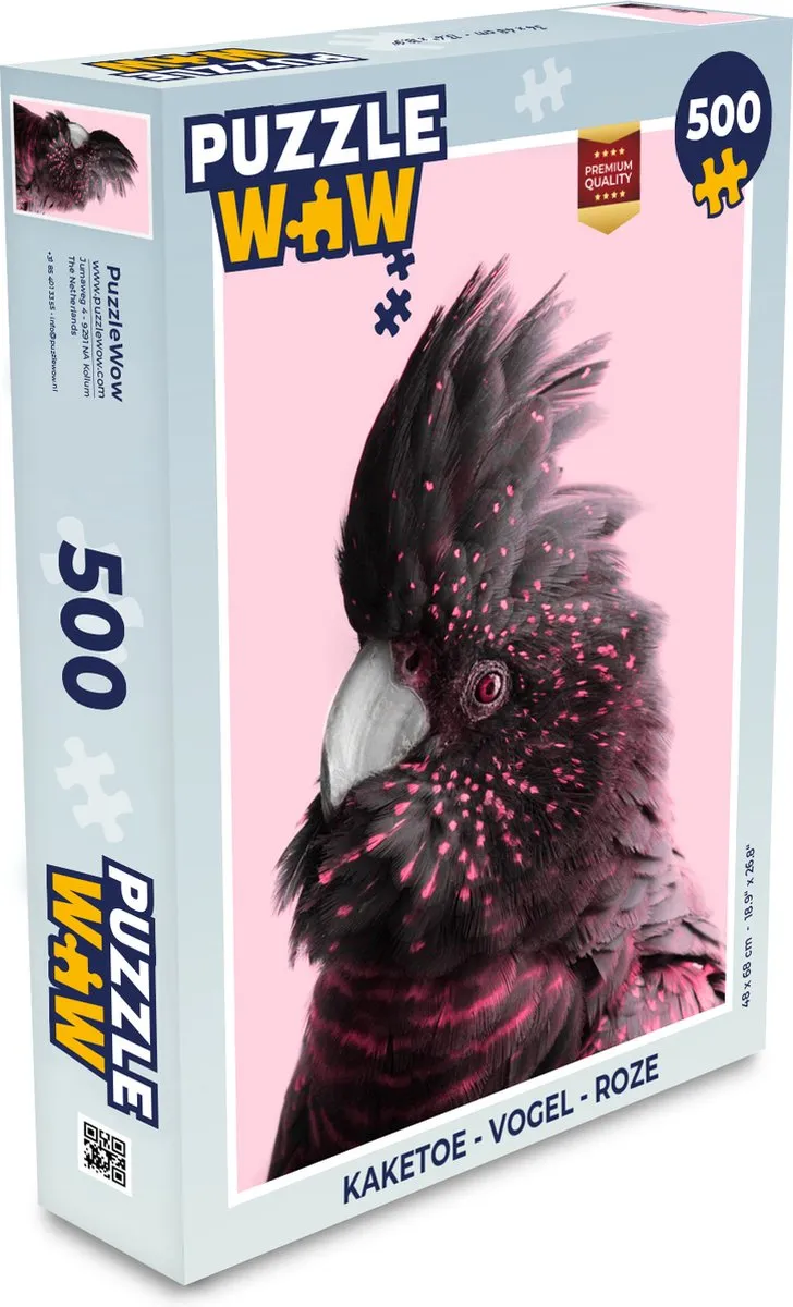 PuzzleWow Kaketoe Legpuzzel 500 Stuks