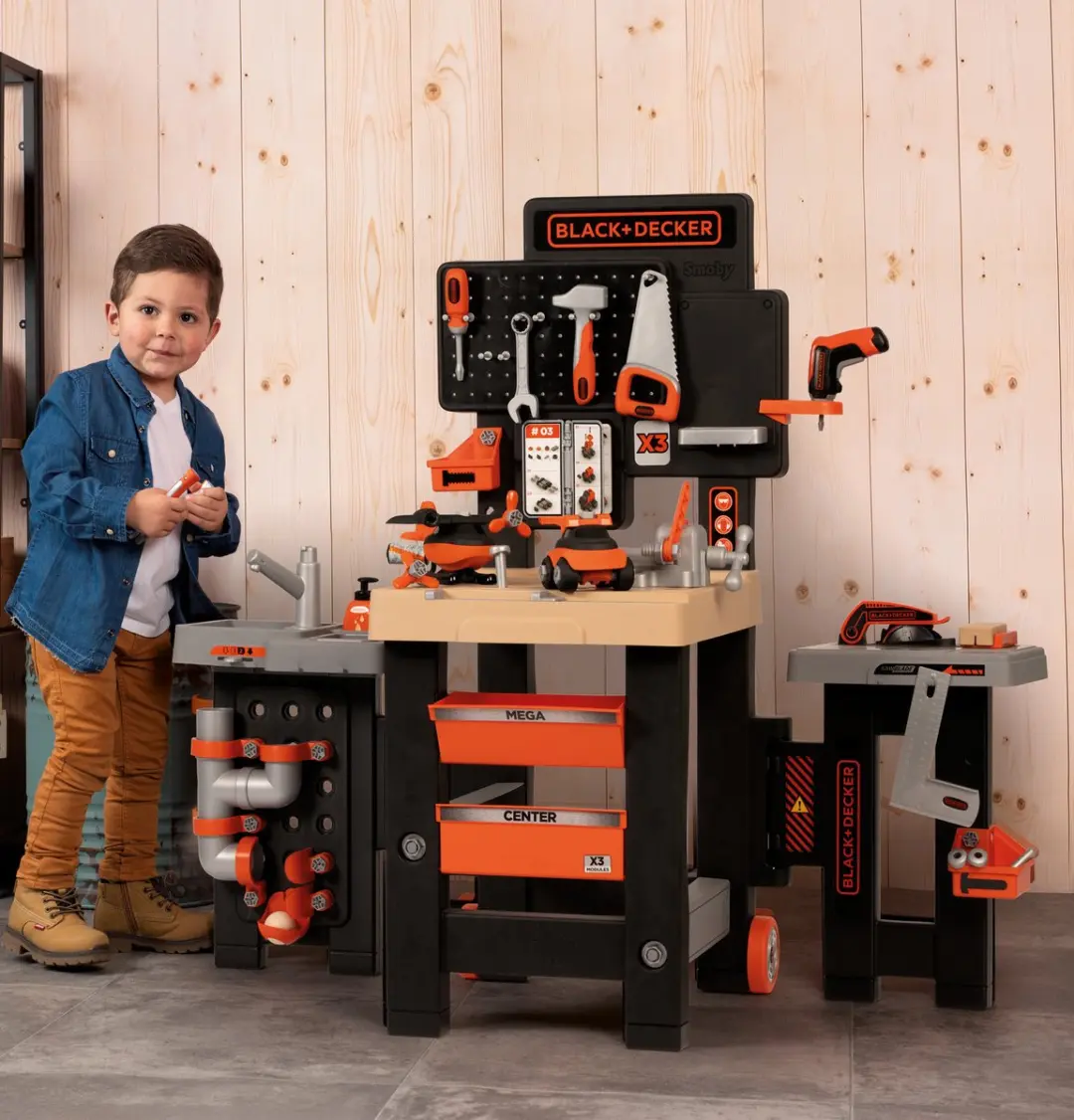 Smoby Black & Decker Mega Center Speelgoedwerkbank