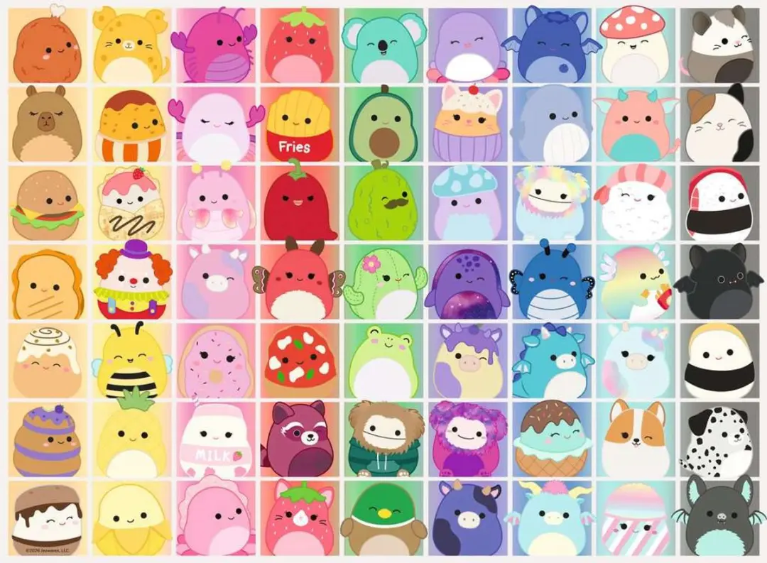 Ravensburger Squishmallows 100 XXL Puzzel - 24453 - Meerkleurig