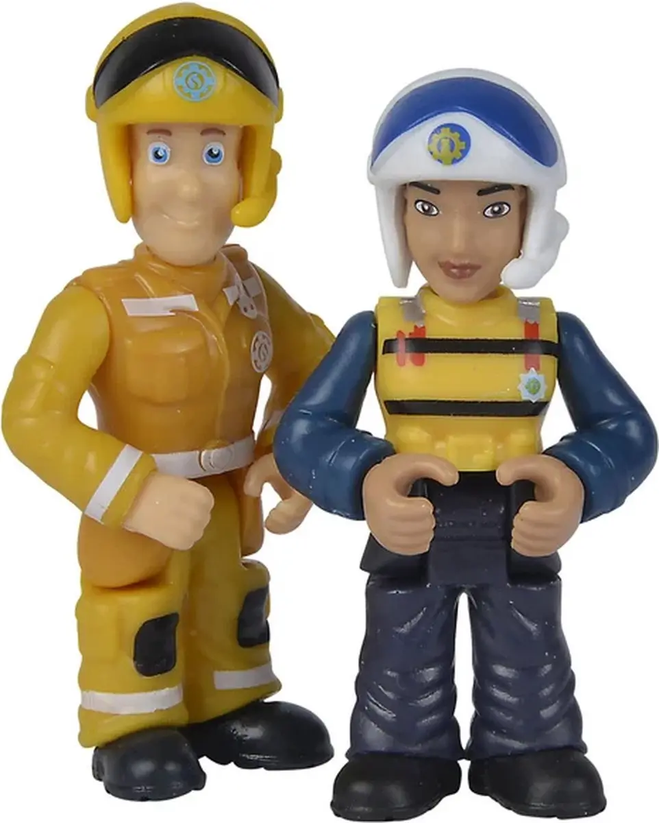 Simba Brandweerman Sam Speelfiguren Dubbelset - 2 Stuks - Meerkleurig