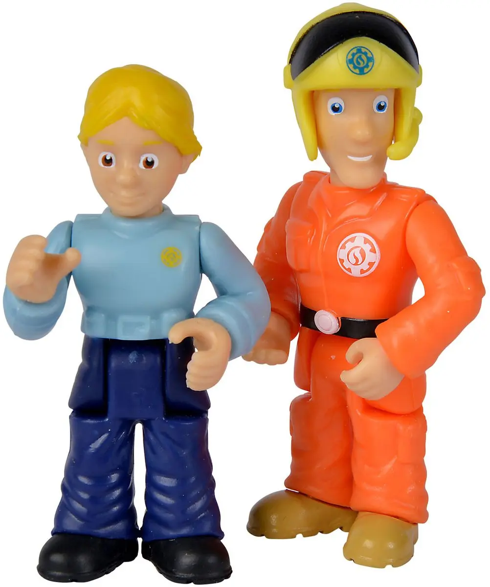 Simba Brandweerman Sam Speelfiguren Dubbelset - 2 Stuks - Meerkleurig