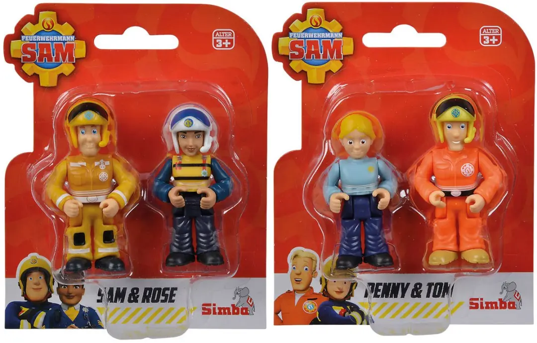 Simba Brandweerman Sam Speelfiguren Dubbelset
