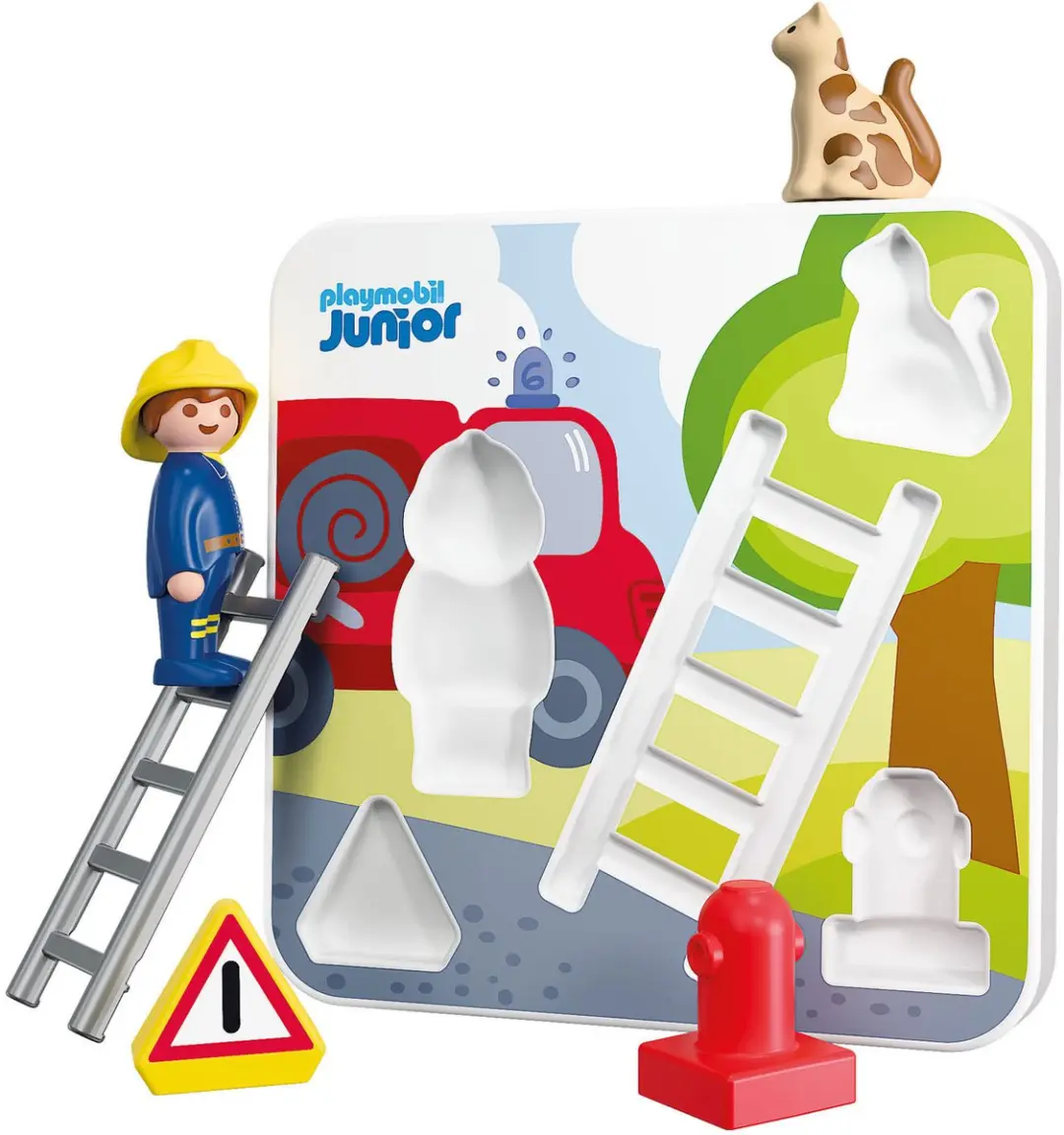 Playmobil Junior Brandweerpuzzel 72088 - Multi kleuren - afbeelding 3 van 3