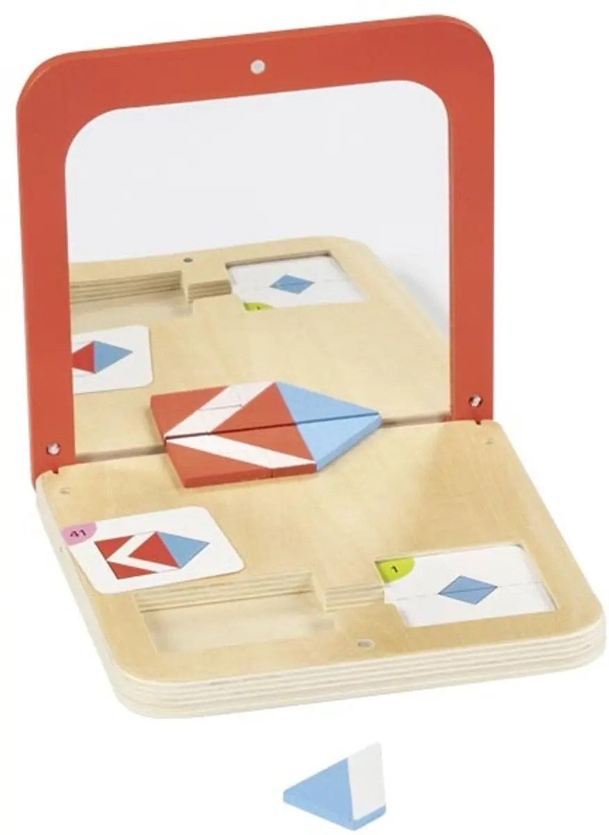 Goki Symmetry Game Mirror Magic GK56296 - 2-4 Spelers - Multicolor