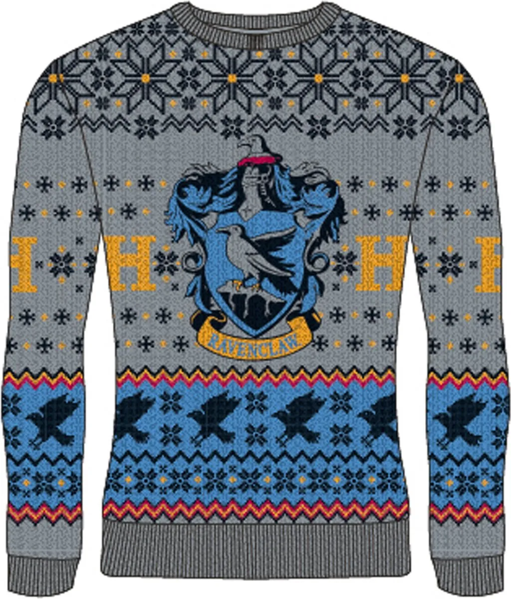 Harry Potter Ravenclaw Gebreide Kersttrui - S