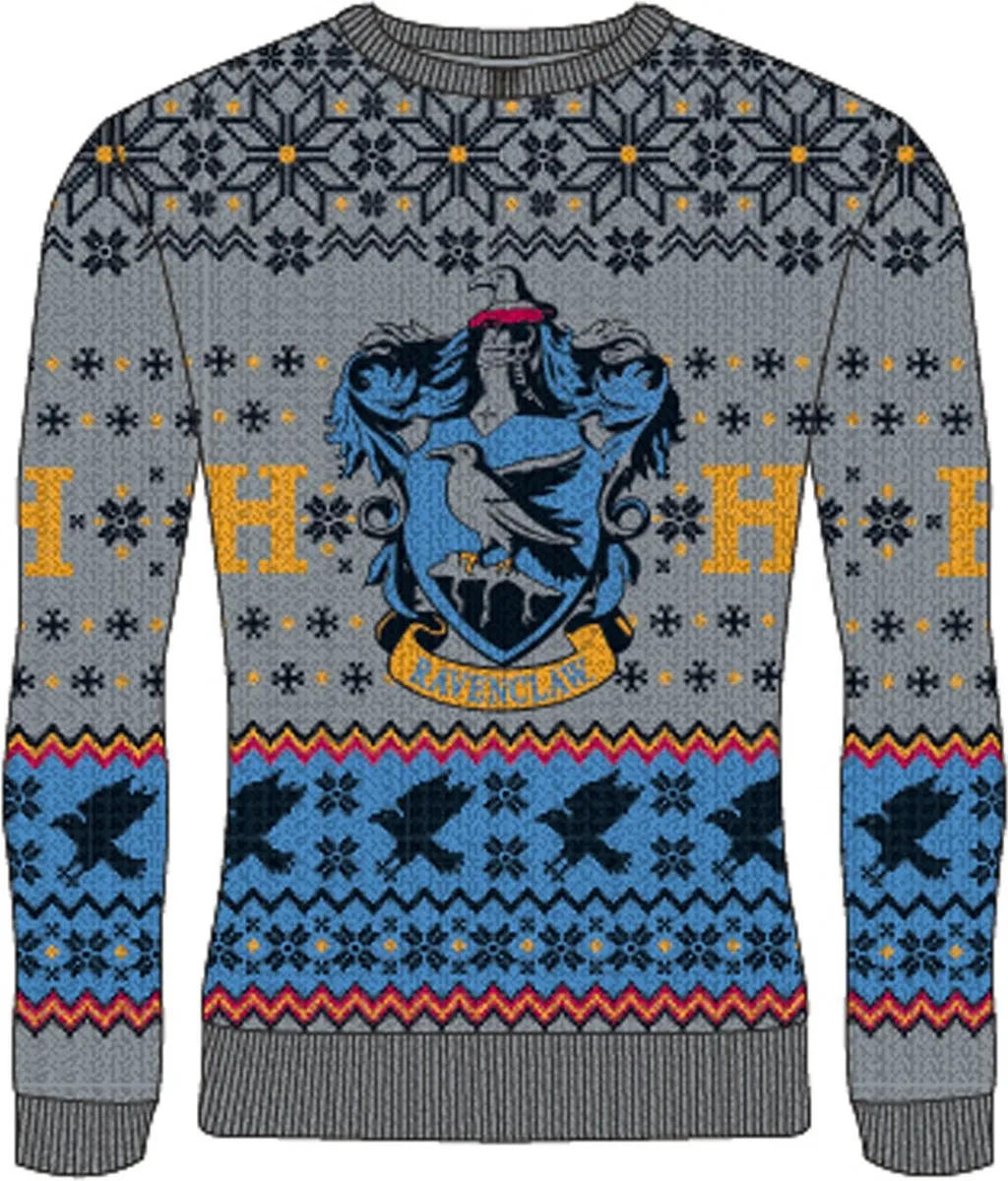 Harry Potter Ravenclaw Gebreide Kersttrui - S