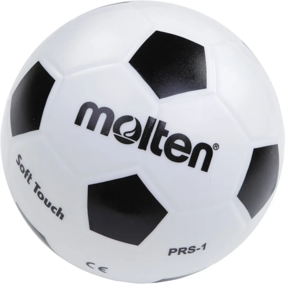 Molten Merkloze Voetbal Maat 5 - Zacht Rubber - Wit/Zwart - afbeelding 2 van 2
