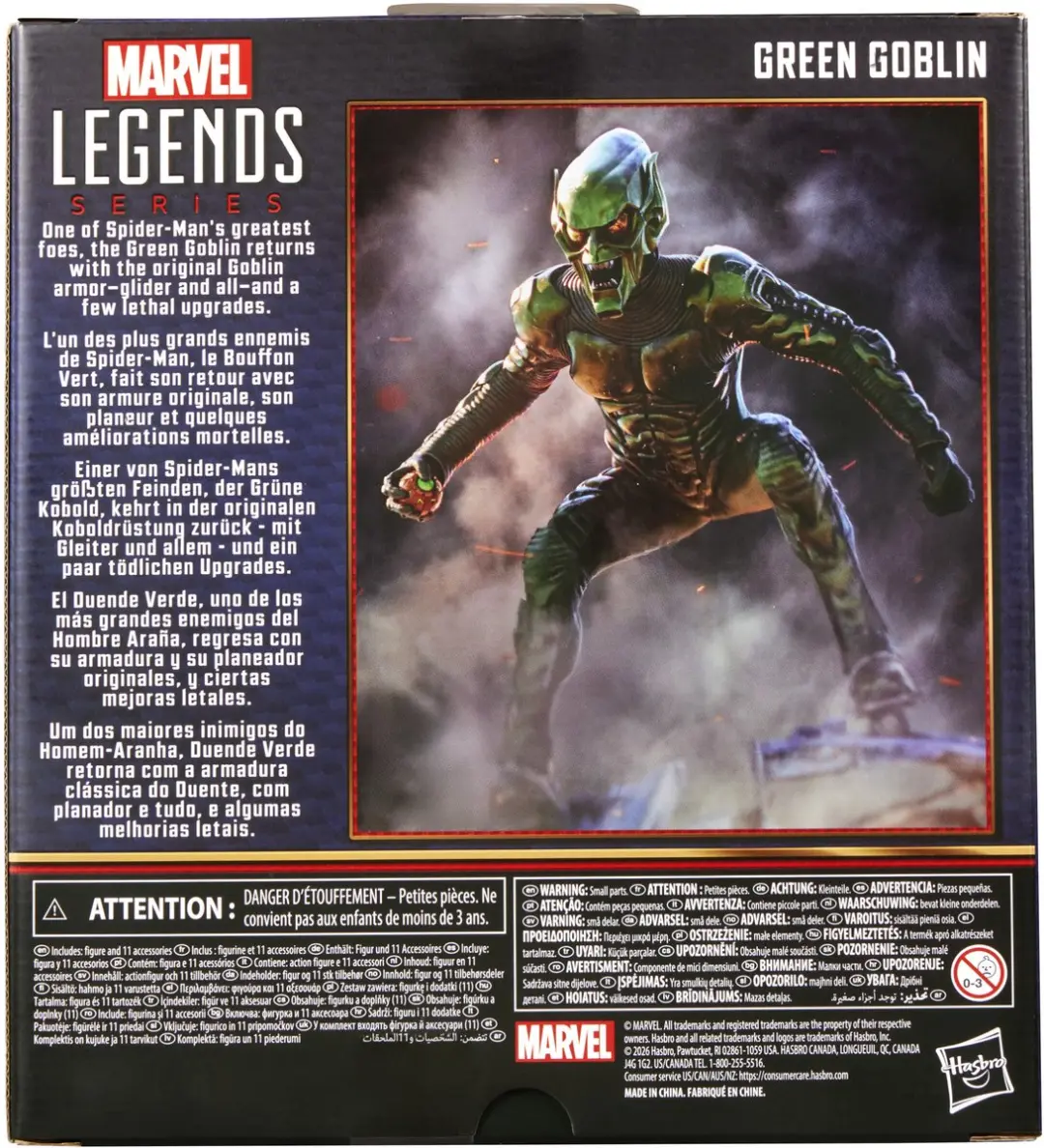 Marvel Legends Green Goblin G2066 - 15cm - afbeelding 2 van 6