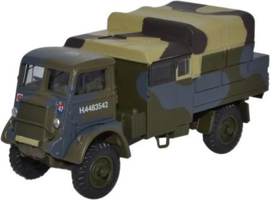 OXFORD BEDFORD QLB 4TH INFANTRY UK 1942 schaalmodel 1:76