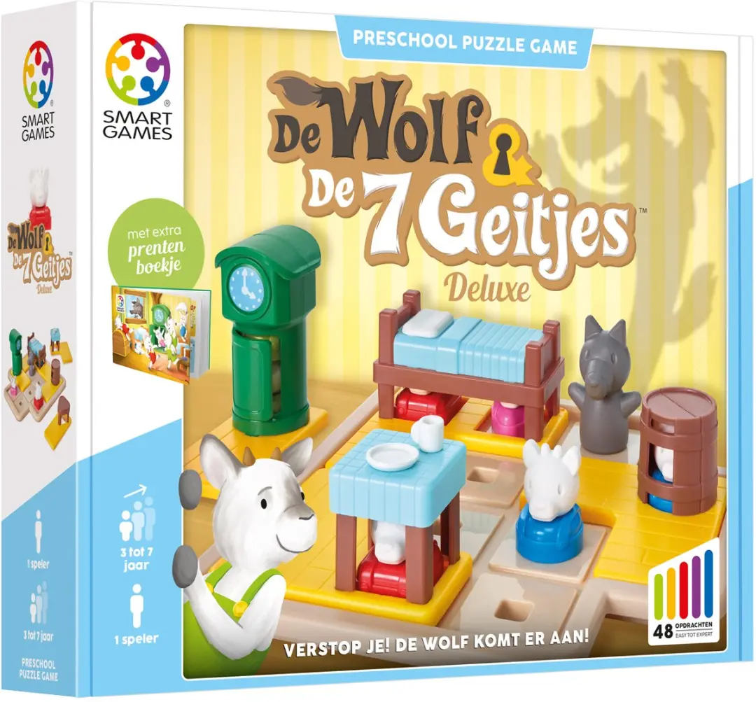 SmartGames De Wolf en de Zeven Geitjes Denkspel SG 027 FR