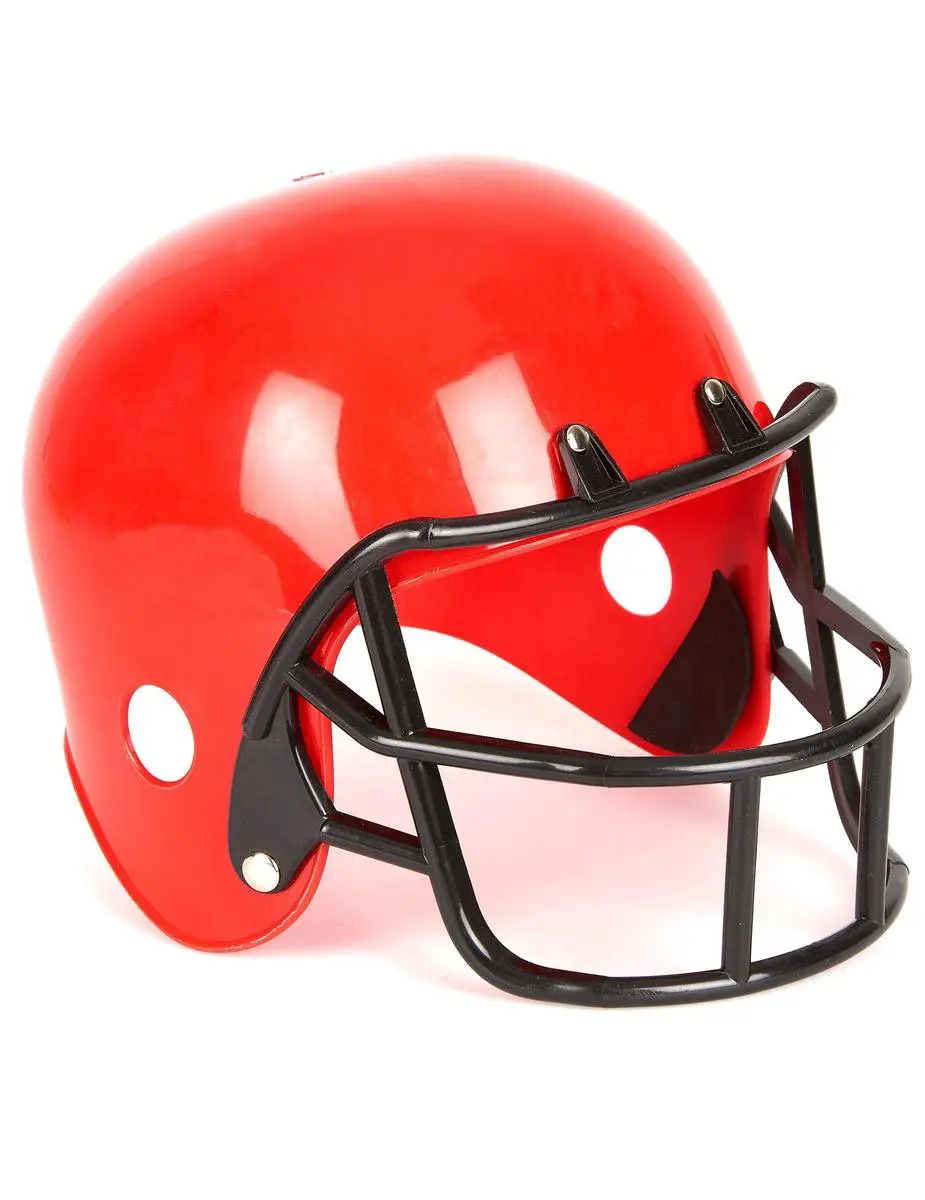 Grijze american football helm kind