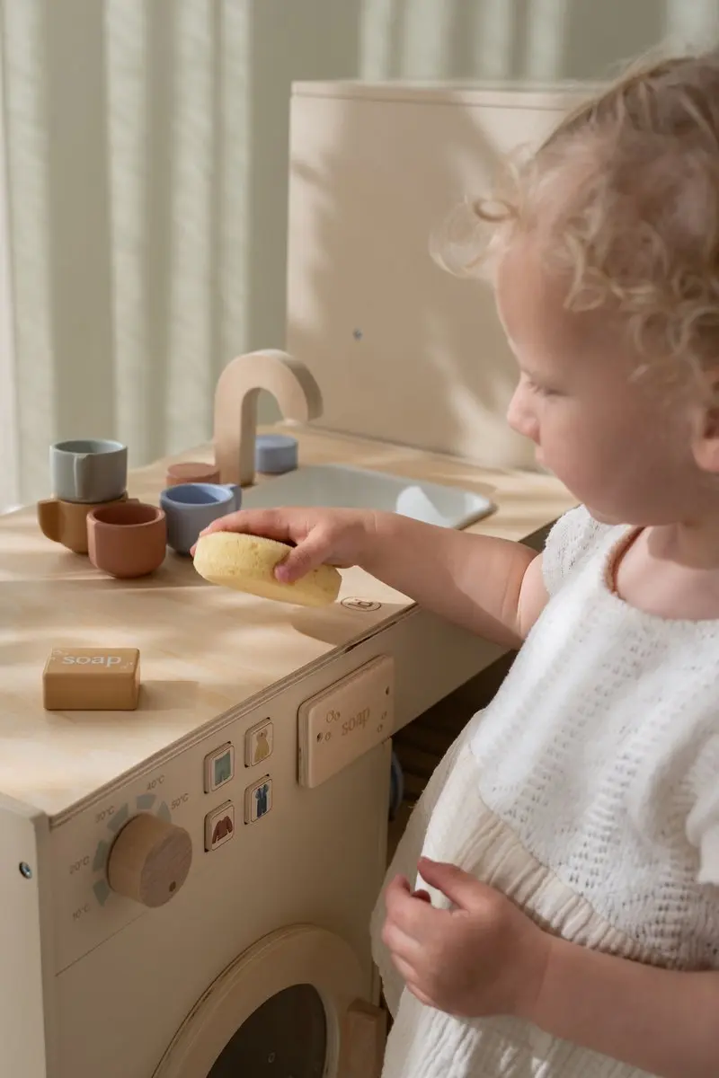 Little Dutch Houten Wasmachine Limited Edition - Hout - afbeelding 4 van 6