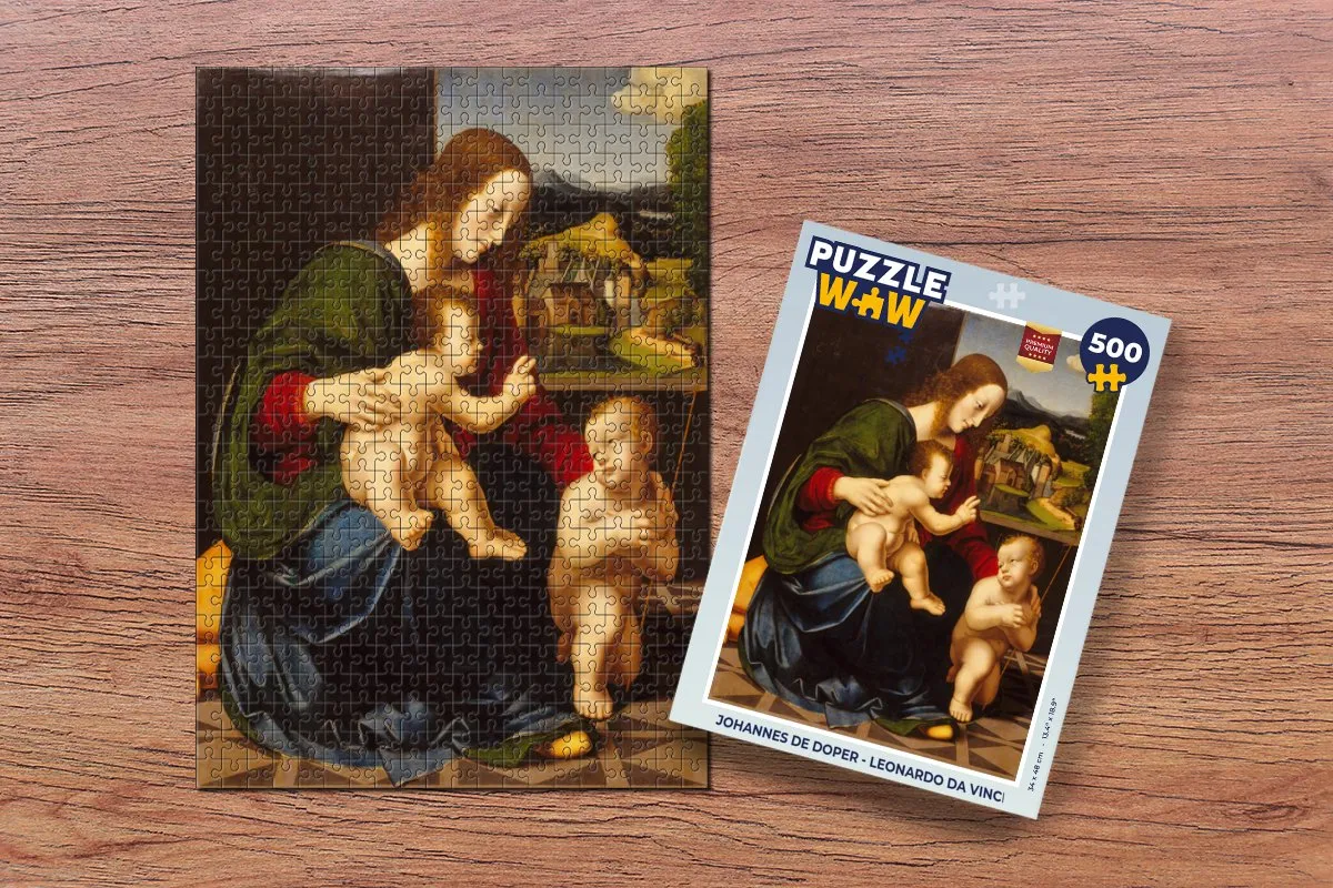 PuzzleWow Johannes de Doper Legpuzzel 500 Stuks - Multicolor